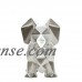 Mainstays 6.5"High Tabletop Resin Geometric Elephant, Silver Finish   567010373